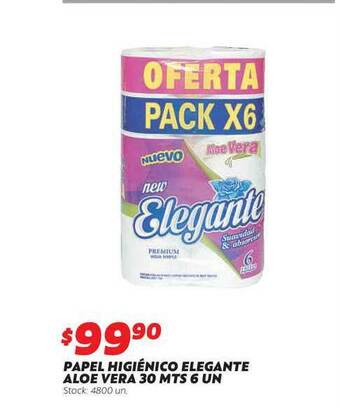 Ferniplast Papel Higiénico Elegante Aloe Vera oferta