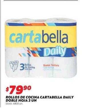 Ferniplast Rollos De Cocina Cartabella Daily Doble Hoja oferta