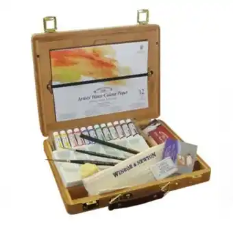 Artistica Rubens Set de acuarelas winsor & newton caja de bamboo 12 tubos oferta