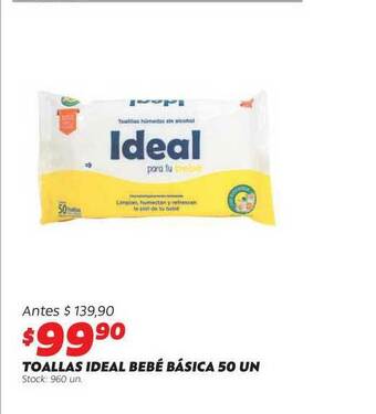 Ferniplast Toallas Ideal Bebé Básica oferta