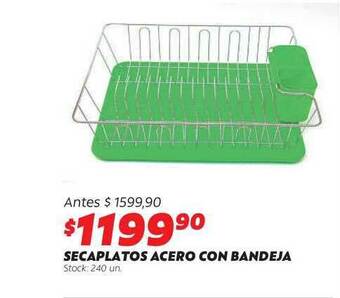 Ferniplast Secaplatos Acero Con Bandeja oferta