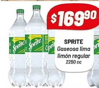 Almacor Sprite Gaseosa Lima Limón Regular 2250cc oferta