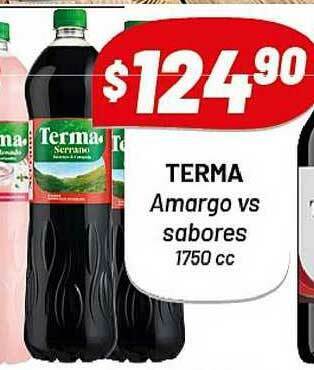 Almacor Terma Amargo Vs Sabores 1750cc oferta