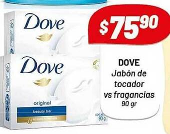 Almacor Dove Jabón De Tocador Vs Fragancias 90gr oferta