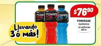 Almacor Powerade Isotónico Vs Sabores 995cc oferta