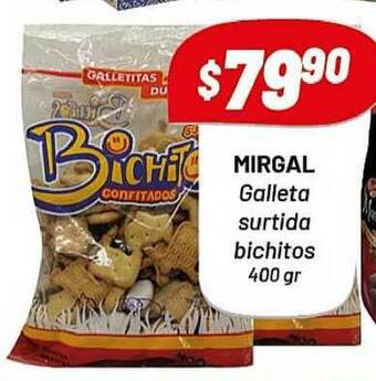 Almacor Mirgal Galleta Surtida Bichitos 400gr oferta
