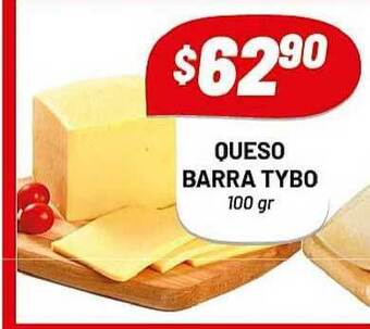 Almacor Queso Barra Tybo 100gr oferta