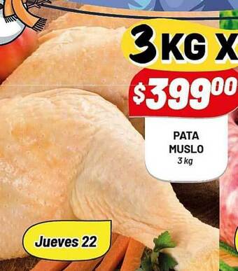 Almacor Pata Muslo 3kg oferta