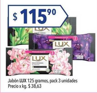Hergo Lux Jabón Pack 3 Unidades oferta