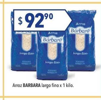 Hergo Barbara Arroz Largo Fino x 1kilo oferta