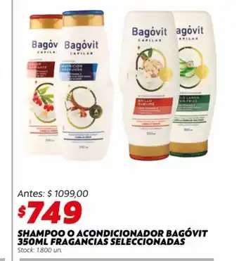 Ferniplast Shampoo o Acondicionador Bagovit 350ml Fragancias Seleccionadas oferta