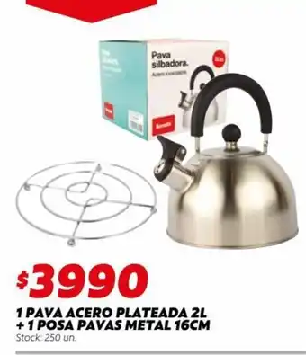 Ferniplast 1 Pava Acero Plateada 2L oferta