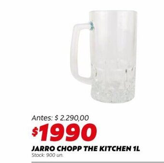 Ferniplast Jarro Chopp The Kitchen 1L oferta