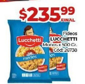 Diarco Fideos Lucchetti oferta