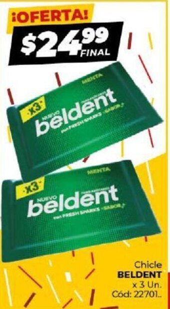Diarco Chicle Beldent oferta