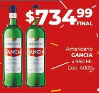 Diarco Americano Gancia oferta