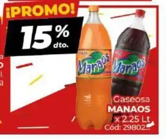 Diarco Gaseosa Manaos oferta