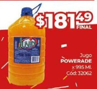 Diarco Jugo Powerade oferta