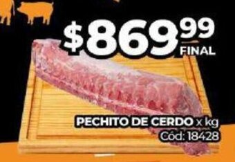 Diarco Pechito de Cerdo x kg oferta