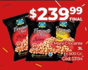 Diarco Maní Crocante JL oferta