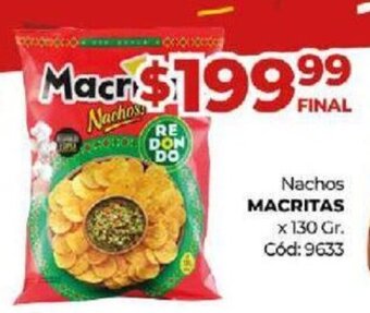 Diarco Nachos Macritas oferta