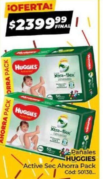 Diarco Pañales Huggies oferta