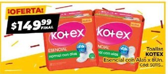 Diarco Toallas Kotex oferta