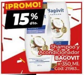 Diarco Shampoo y Acondicionador Bagovit oferta