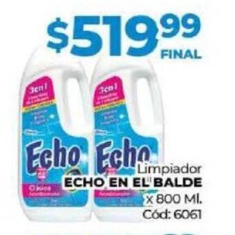 Diarco Limpiador Echo en El Balde oferta