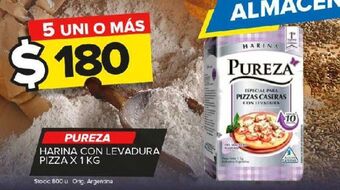 Carrefour Maxi Harina con levadura pizza pureza x 1kg oferta