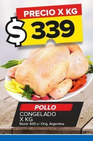 Carrefour Maxi Pollo congelado x kg oferta