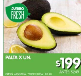 Jumbo Palta x un oferta