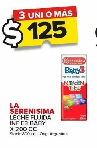 Carrefour Maxi Leche la serenísima x 200cc oferta
