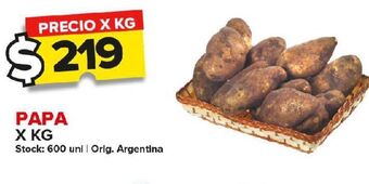 Carrefour Maxi Papa x kg oferta