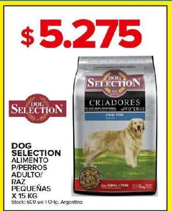 Carrefour Maxi Alimento para perros dog selection adulto razas pequeñas 15kg oferta