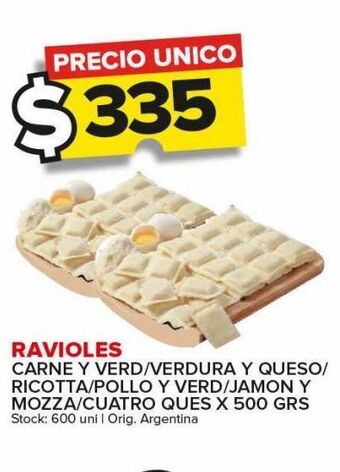 Carrefour Maxi Ravioles x 500g oferta