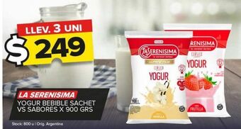 Carrefour Maxi Yogur la serenísima x 900g oferta