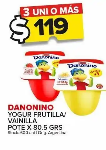 Carrefour Maxi Yogur danonino x 80.5g oferta
