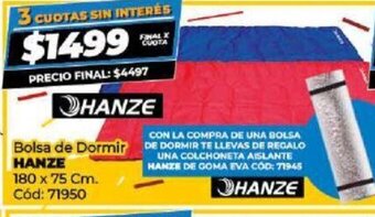 Diarco Bolsa de Dormir Hanze oferta