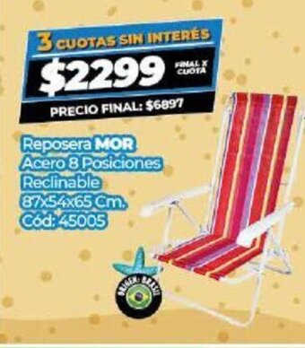 Diarco Reposera Mor oferta