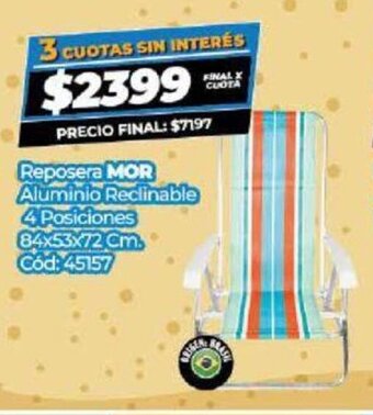 Diarco Reposera Mor oferta