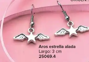 Tsu Cosméticos Aros Estrella Alada oferta