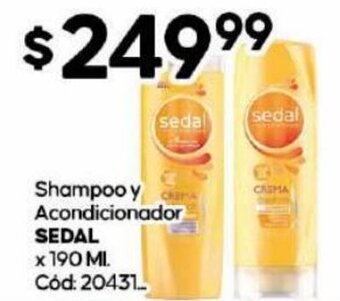 Diarco Shampoo y Acondicionador Sedal oferta