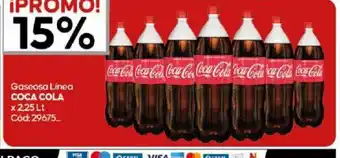 Diarco Gaseosa Coaca Cola x 2.25 Lt. oferta