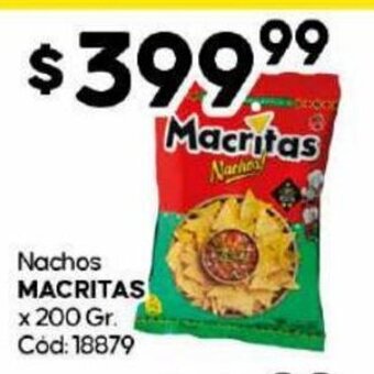 Diarco Nachos Macritas x 200 gr oferta