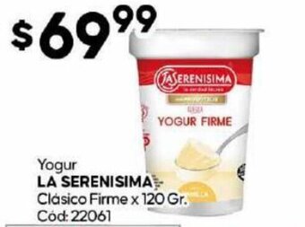 Diarco Yogur La Serenisima Clasico Firme oferta