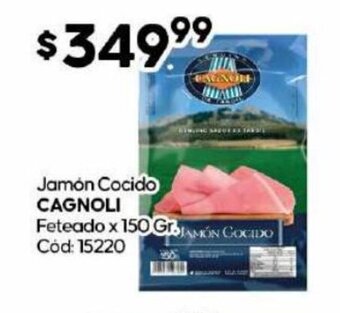 Diarco Jamón Cocido Cagnoli oferta