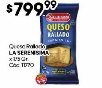 Diarco Queso Rallado La Serenisima oferta