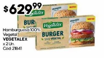 Diarco Hamburguesa 100% Vegetal Vegetalex oferta