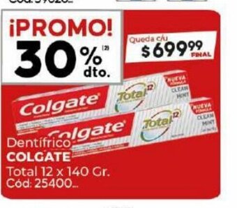 Diarco Dentifrico Colgate Total oferta